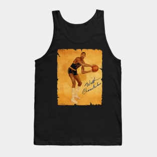 Wilt Chamberlain - Vintage Design Of Basketball Tank Top